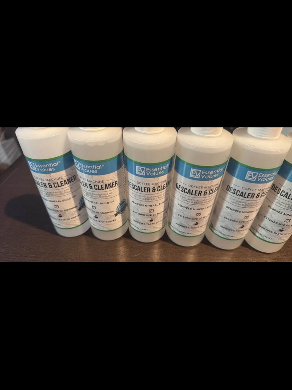 White Descaler & Cleaner for coffee machine